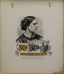 US Artmaster Scott 1051 1954 - 68 Liberty, Susan B. Anthony - Artwork