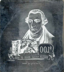 US Artmaster Scott 1052 1954 - 68 Liberty, Patrick Henry - Plate