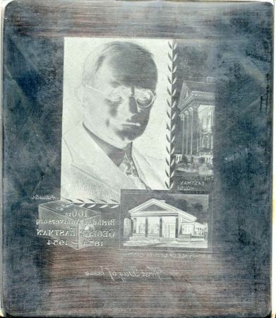 US Artmaster Scott 1062A 1954 George Eastman - Plate