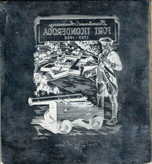 US Artmaster Scott 1071 1955 Fort Ticonderoga, Ethan Allen - Plate