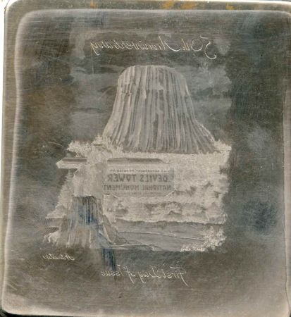 US Artmaster Scott 1084 1956 Devils Tower - Plate