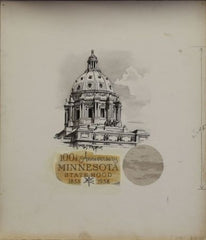 US Artmaster Scott 1106 1958 Minnesota Statehood - Artwork