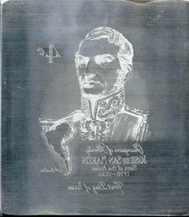 US Artmaster Scott 1125 Jose de San Martin - Plate