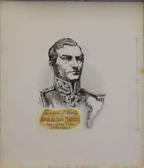 US Artmaster Scott 1125 - 1126 Jose de San Martin - Artwork
