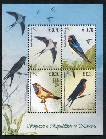Kosovo : 161 Birds S/S