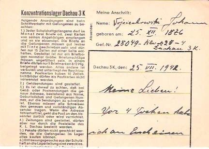 Dachau Lettersheet 087