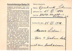 Dachau Lettersheet 087