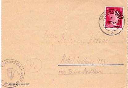 Sachsenhausen Lettercard 130