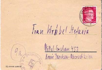Sachsenhausen Lettercard 132