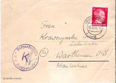 Sachsenhausen Lettercard 133