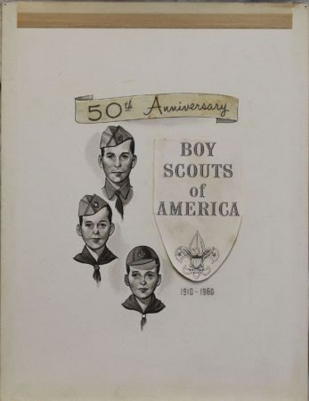 US Artmaster Scott 1145 1960 Boy Scouts - Artwork