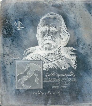 US Artmaster Scott 1168 1960 Giuseppe Garibaldi, 4c - Plate