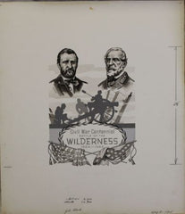 US Artmaster Scott 1181 1961-65 Civil War, Battle of the Wilderness - Artwork