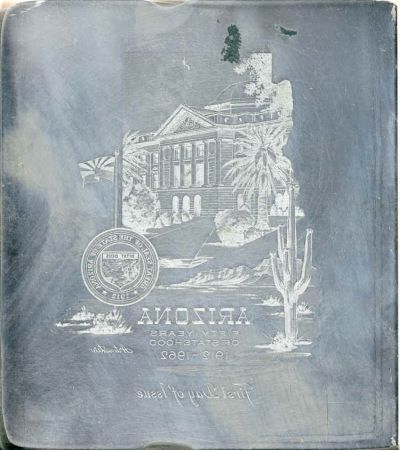 US Artmaster Scott 1192 1962 Arizona Statehood - Plate