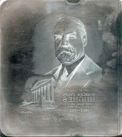 US Artmaster Scott 1195 1962 Charles Evan Hughes - Plate