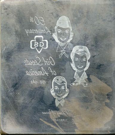 US Artmaster Scott 1199 1962 Girl Scouts of Am. - Plate