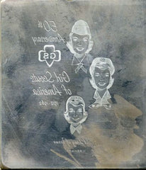 US Artmaster Scott 1199 1962 Girl Scouts of Am. - Plate