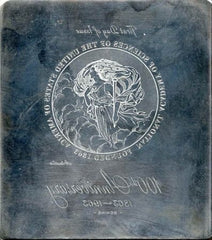 US Artmaster Scott 1237 1963 Science - Plate