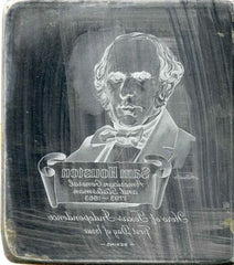 US Artmaster Scott 1242 1964 Sam Houston - Plate