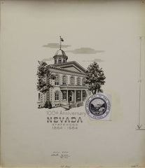 US Artmaster Scott 1248 1964 Nevada Statehood - Artwork