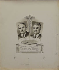 US Artmaster Scott 1251 1964 Drs. William and Charles Mayo - Artwork
