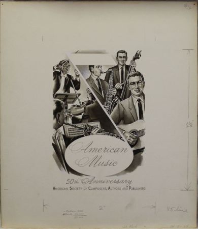 US Artmaster Scott 1252 1964 Music - Artwork