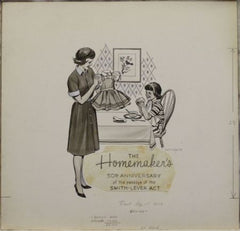 US Artmaster Scott 1253 1964 Homemakers, Sampler - Artwork