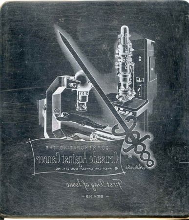 US Artmaster Scott 1263 1965 Crusade Against Cancer - Plate