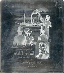 US Artmaster Scott 1270 1965 Robert Fulton - Plate