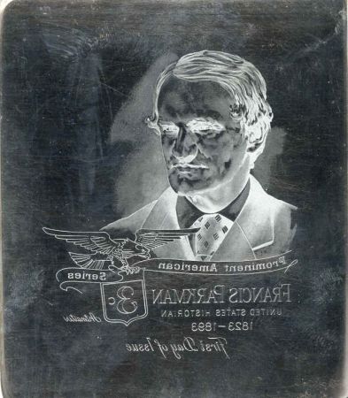 US Artmaster Scott 1281 1965 - 78 Francis Parkman - Plate