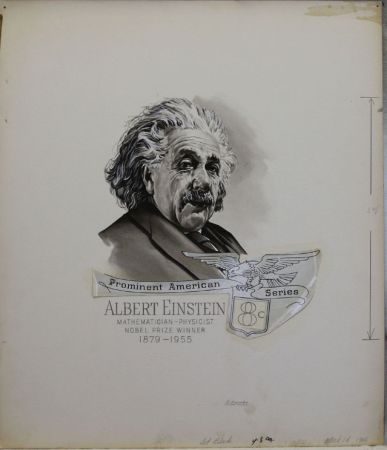 US Artmaster Scott 1285 1965-78 Albert Einstein - Artwork