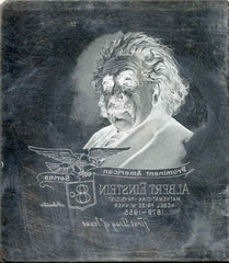 US Artmaster Scott 1285 1965 - 78 Albert Einstein - Plate