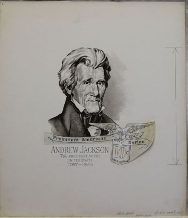 US Artmaster Scott 1286 1965-78 Andrew Jackson - Artwork