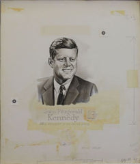 US Artmaster Scott 1287 1965 - 78 John F. Kennedy - Artwork