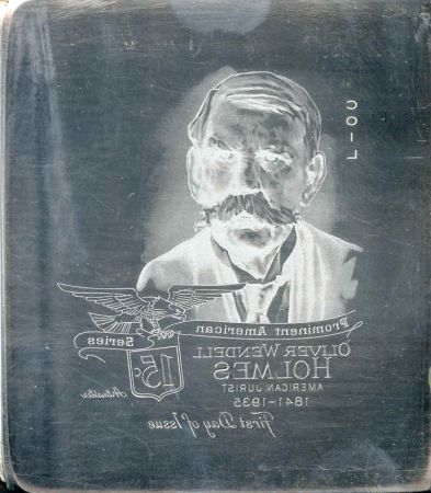 US Artmaster Scott 1288 1305E 1965-81 Oliver Wendell Holmes - Plate