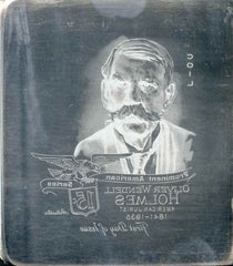 US Artmaster Scott 1288 1305E 1965-81 Oliver Wendell Holmes - Plate