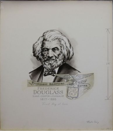 US Artmaster Scott 1290 1965 - 78 Frederick Douglas - Artwork