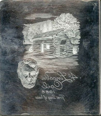 US Artmaster Scott 1303 1966 - 81 Lincoln, Coil - Plate