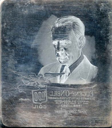 US Artmaster Scott 1305C 1966 - 81 Eugene O'Neill, Coil - Plate