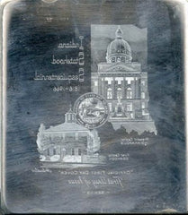 US Artmaster Scott 1308 1966 Indiana Statehood - Plate