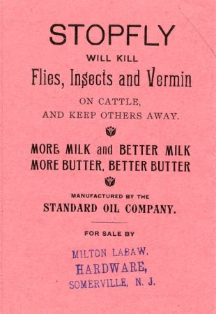 US 1900 "stopfly" advertising leaflet