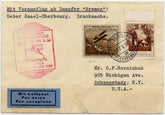Liechtenstein 1934 Catapult Cover