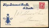 US 1901 Advertising Cover with Bee