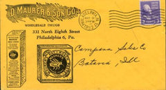 US 1952 Rat & Roach Advertising Cover