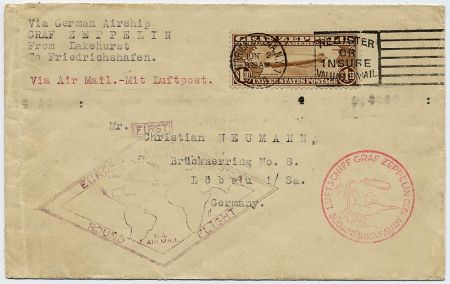 US 1930 Flight Cover with C14