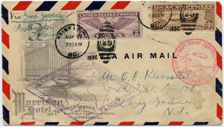 US 1930 C14 VF on Hotel Adv. Cover