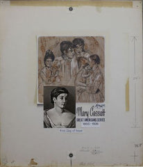 US Artmaster Scott 1322 1966 Mary Cassatt "The Boating Party" - Artwork