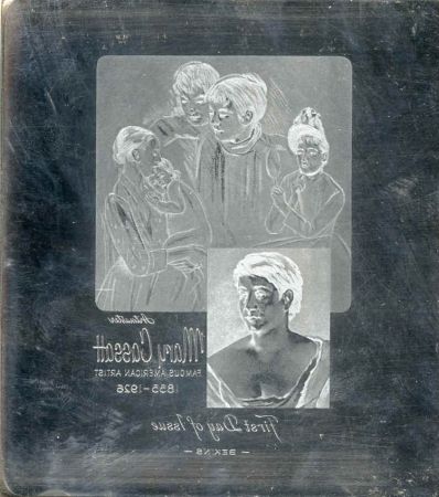 US Artmaster Scott 1322 1966 Mary Cassatt - Plate