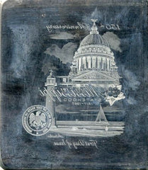 US Artmaster Scott 1337 1967 Mississippi Statehood, Magnolia - Plate