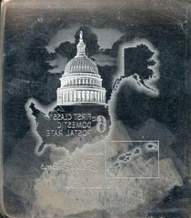 US Artmaster Scott 1338 1968-71 6c Capital Dome - Plate